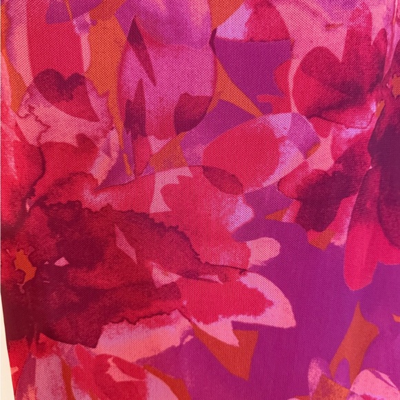 Blue Blush Vibrant Red Mesh Dress - Picture 3 of 5